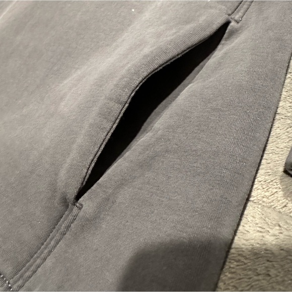 Banana Republic BR Standard Scuba-Knit Sweatshirt Tunic Silky Coal XS - Picture 8 of 9